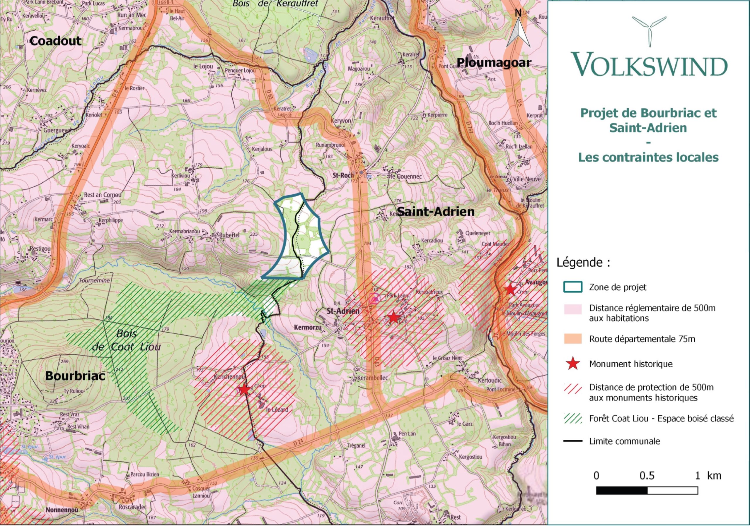 carte des contraintes